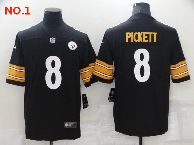Cheap Men's Pittsburgh Steelers #8 Kenny Pickett Jerseys-6